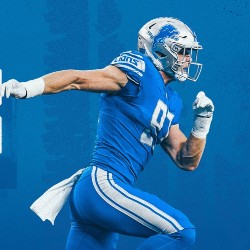 This is Detroit Lions Devensive End Aiden Hutchinson