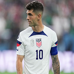 This is the USA Soccer Mens National Teams Captain Christian Pulisic